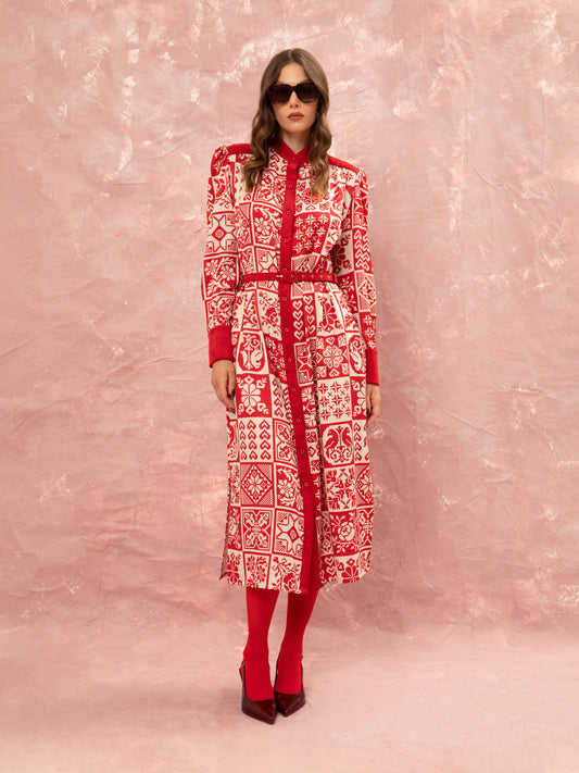 MAXI SHIRT DRESS - KOUVERTA