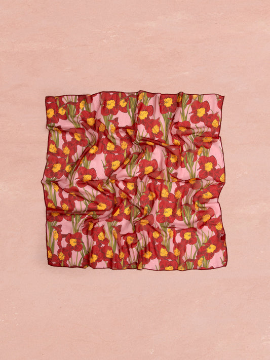 CHIFFON SCARF - NARCISSUS PINK