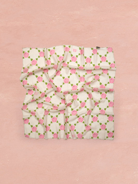 CHIFFON SCARF - ROSES