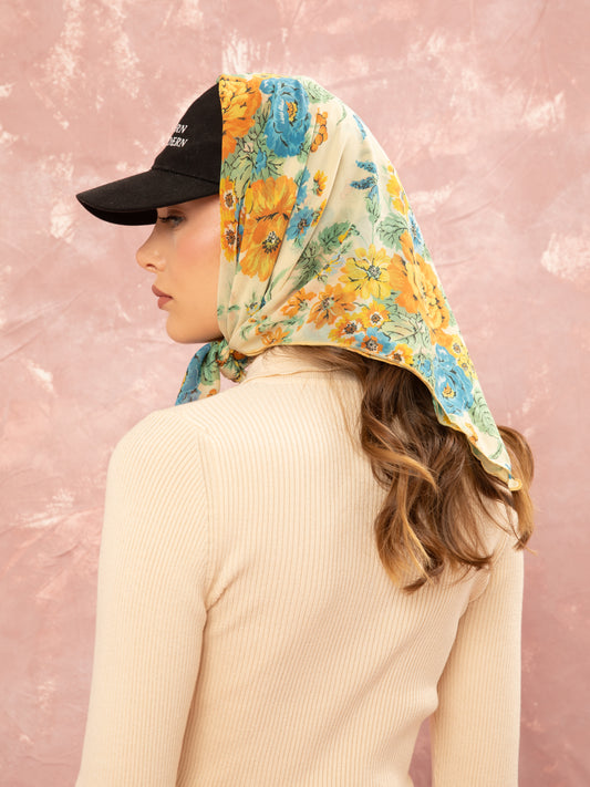 CHIFFON SCARF - TAPETSARIA CREAM