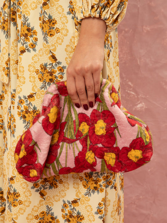 CLUTCH BAG - NARCISSUS PINK