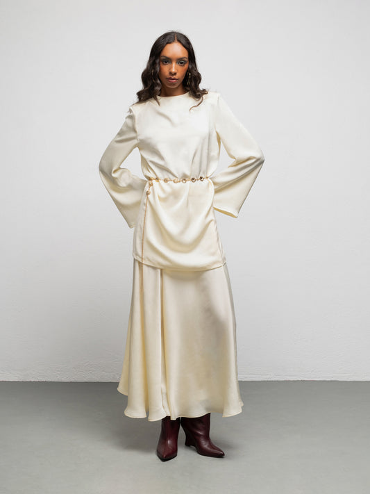 BELLA SKIRT - CREAM