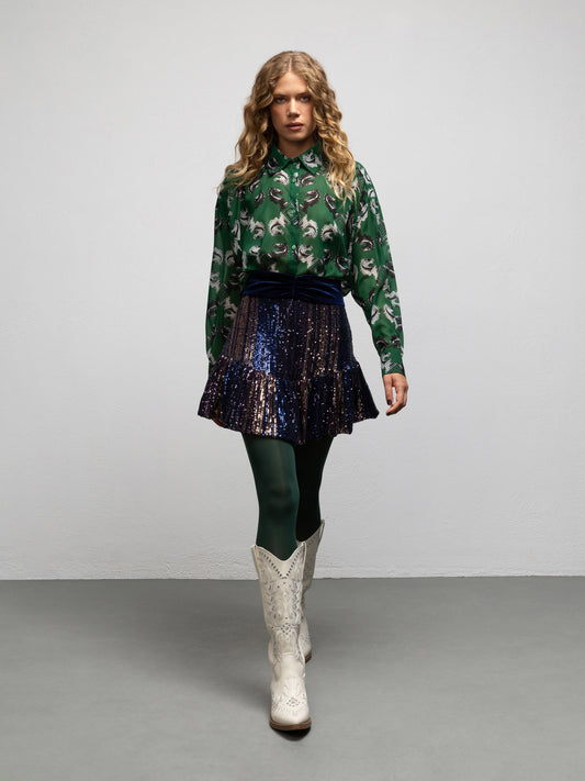 FUNK SKIRT - BLUE