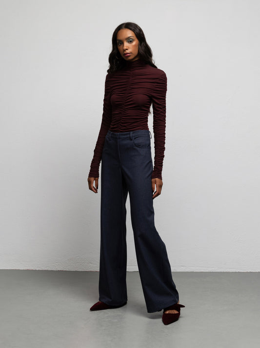 PATTI PANTS - STRIPES BLUE