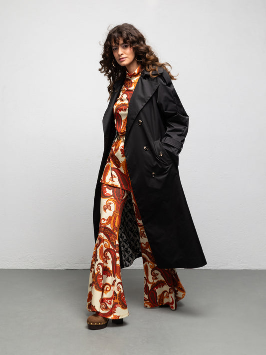 ANTONIO TRENCH COAT - BLACK