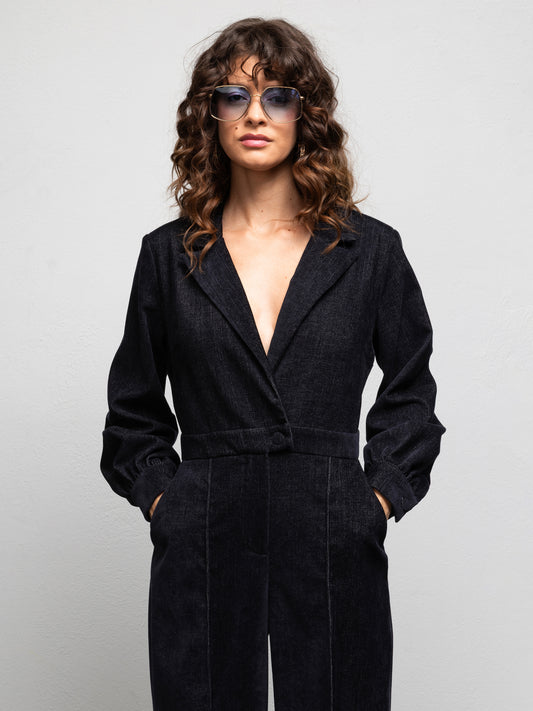 DEBBIE JUMPSUIT - MIDNIGHT BLUE