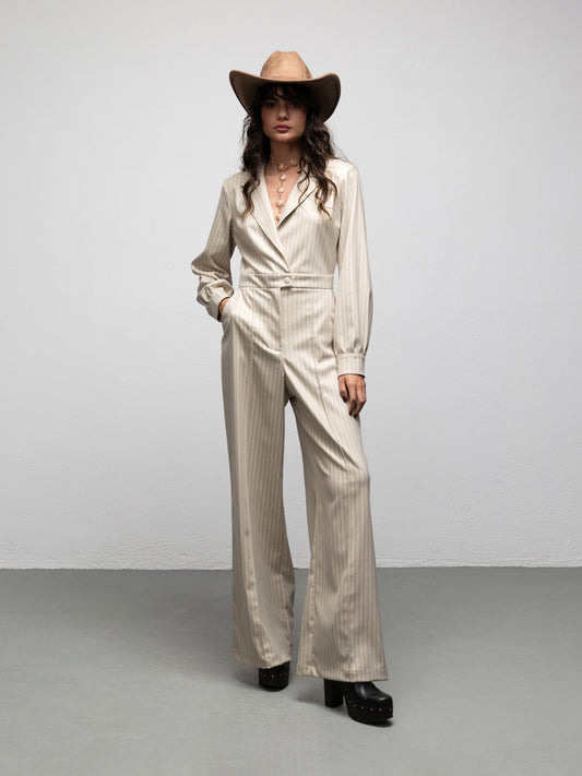 DEBBIE JUMPSUIT - CREAM