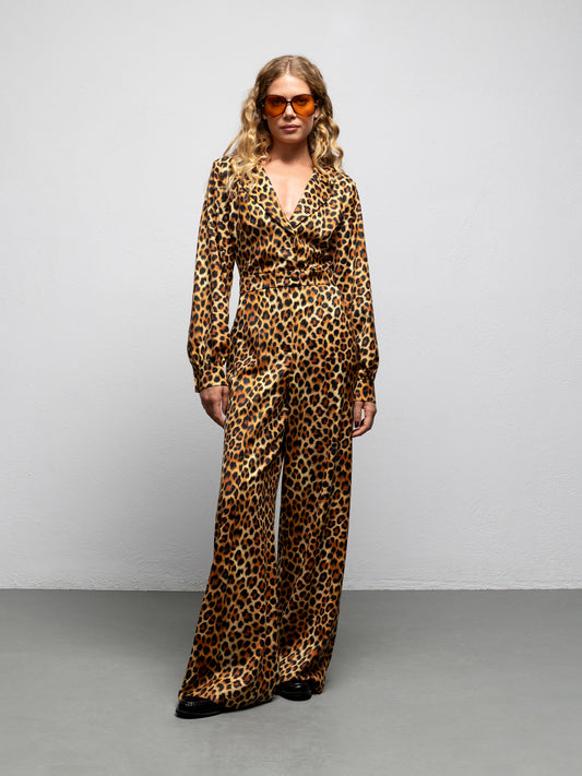 DEBBIE JUMPSUIT - LEOPARD