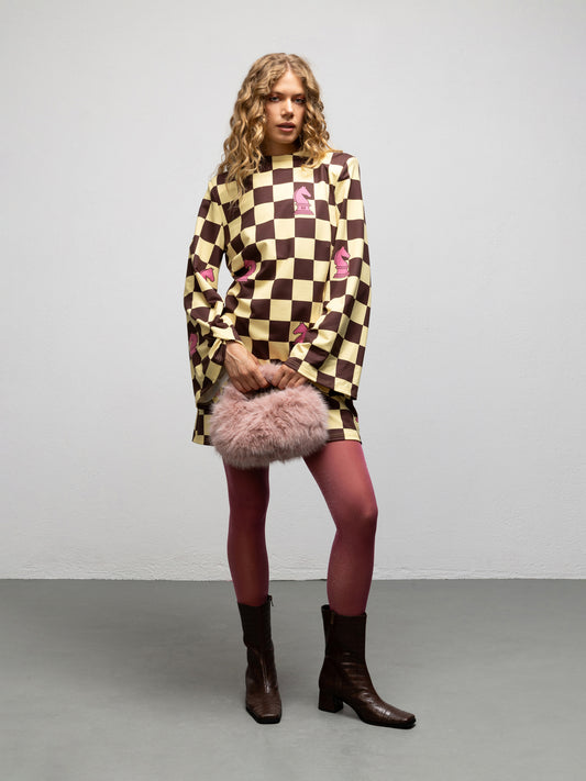 STARLIGHT DRESS - CHESS YELLOW