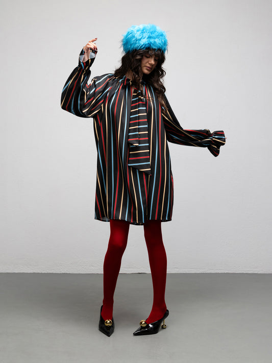 FLEUR DRESS - STRIPES