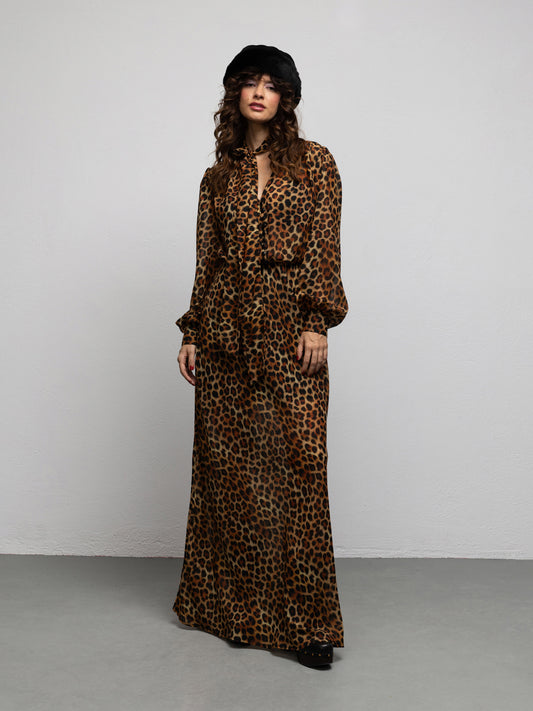 MERCER DRESS - LEOPARD