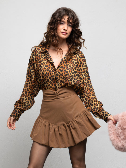 FREDDIE SHIRT - LEOPARD