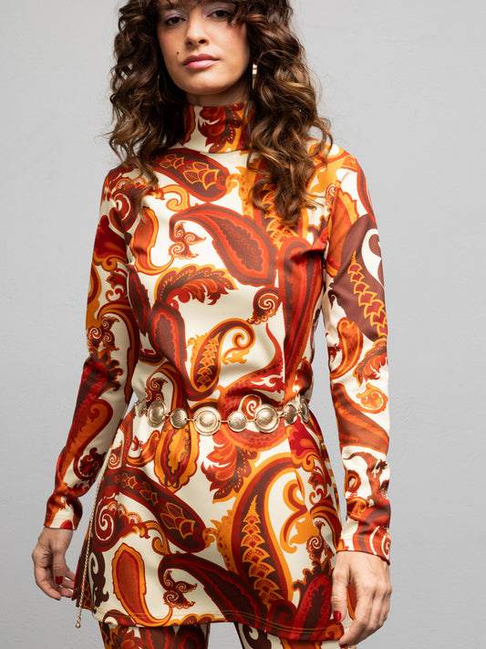 BETTE BLOUSE - PAISLEY CREAM