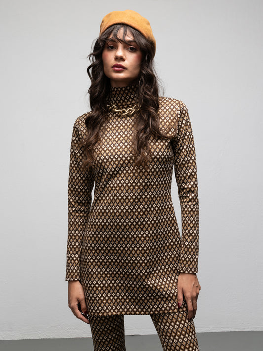 BETTE BLOUSE - BROWN