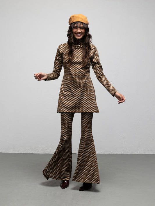 BETTE BLOUSE - BROWN