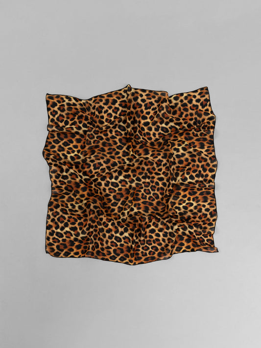 CHIFFON SCARF - LEOPARD