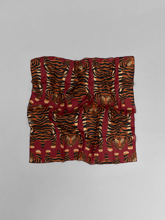 CHIFFON SCARF - TIGERS