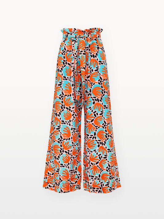 WIDE-LEG PANTS - CORALS & PEBBLES