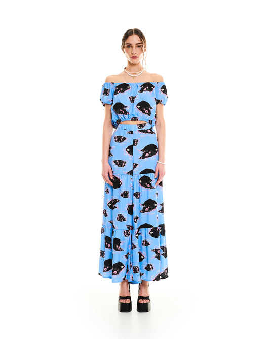 TIERED PANTS - HIPPO