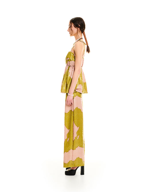 SEQUIN PANTS - AFRICA