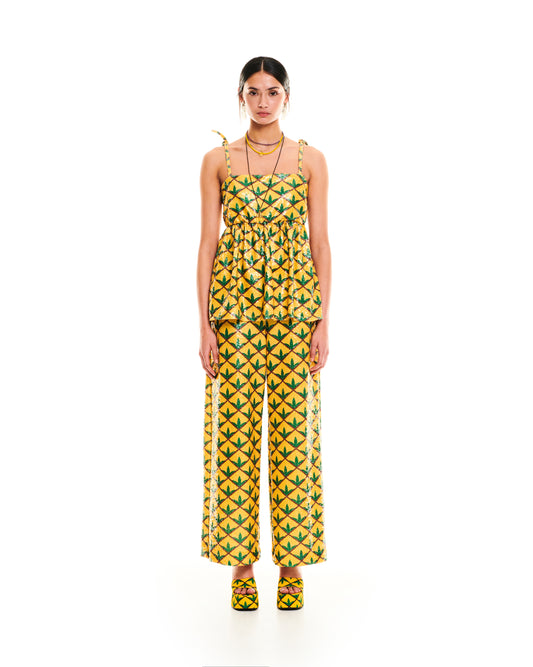 SEQUIN PANTS - ANANAS