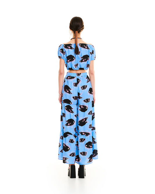 SCOOP-NECK CROP TOP - HIPPO