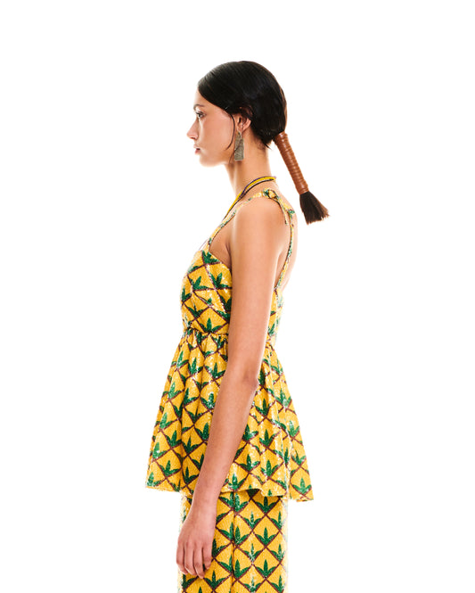 SEQUIN TOP - ANANAS