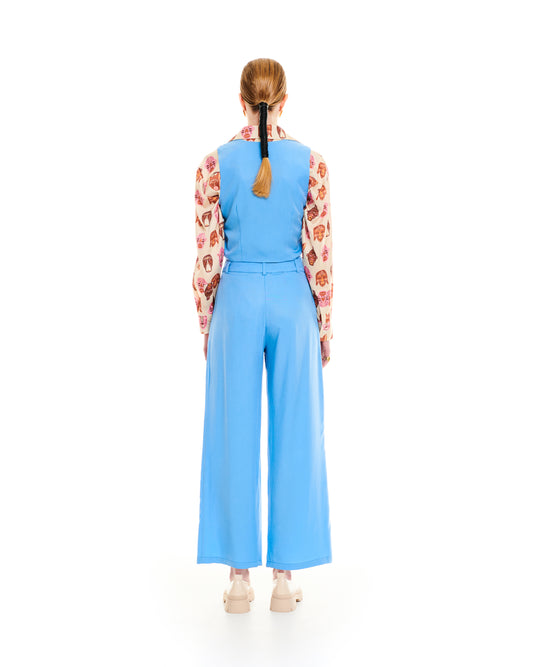 SHORT VEST - LIGHT BLUE
