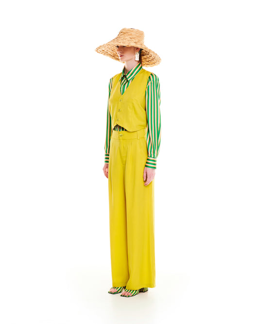 SHORT VEST - LIME