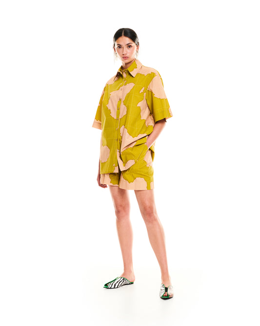 SHORT-SLEEVE COTTON SHIRT - AFRICA