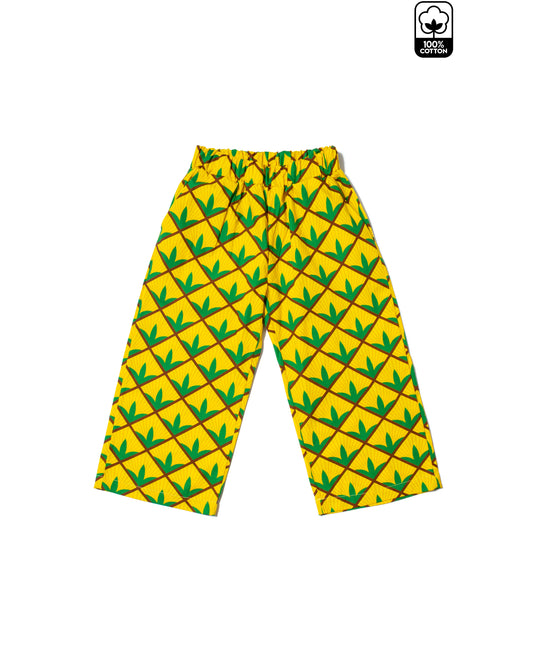 UNISEX ELASTICATED-WAIST PANTS ANANAS