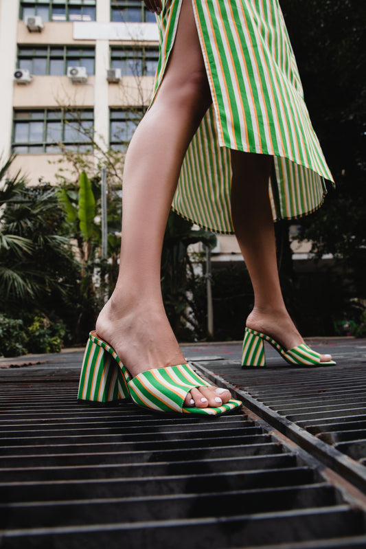 PEDALE STRIPES GREEN