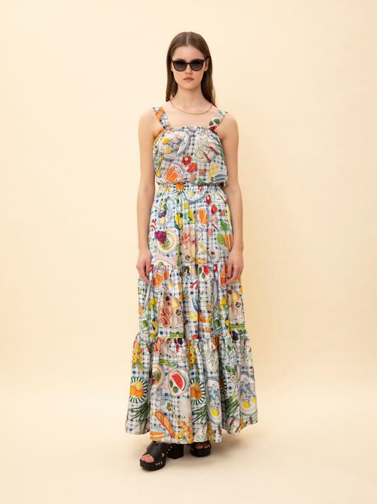 TIERED MAXI SKIRT SUNDAY TABLE