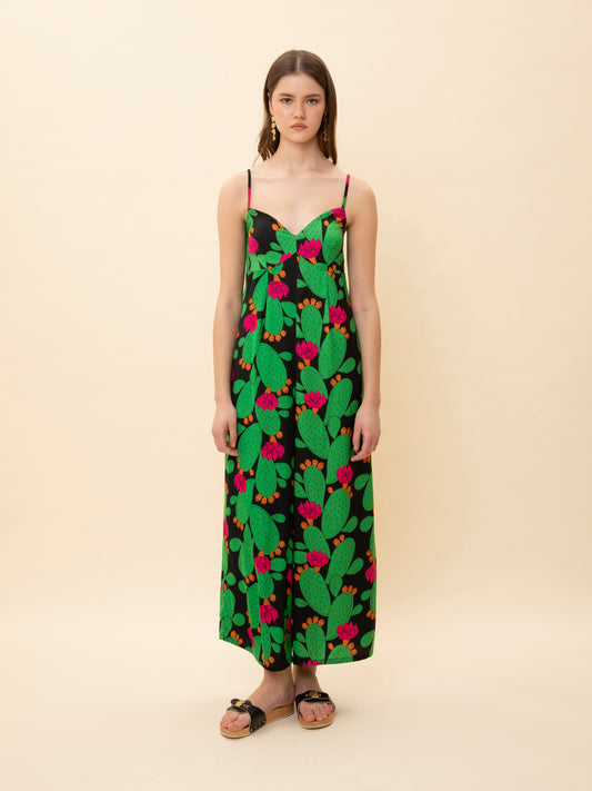 SWEETHEART NECKLINE JUMPSUIT FRAGKOSYKA
