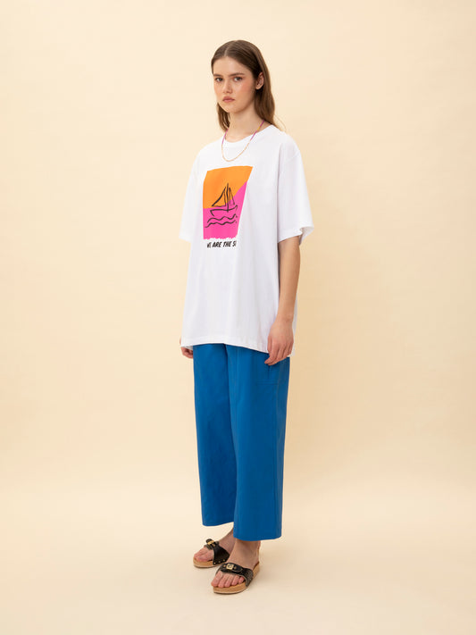 OVERSIZED T-SHIRT WE ARE THE SEA