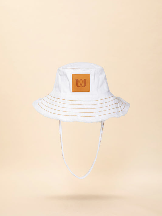 BUCKET HAT DENIM WHITE