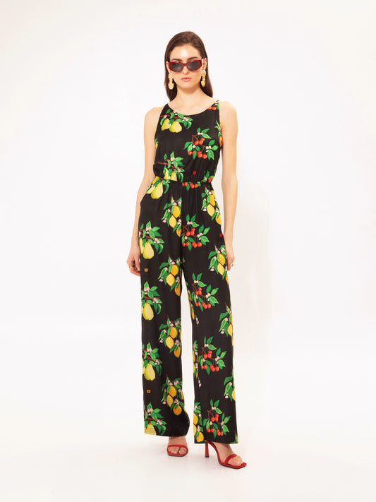 OPEN-BACK JUMPSUIT FRUITS