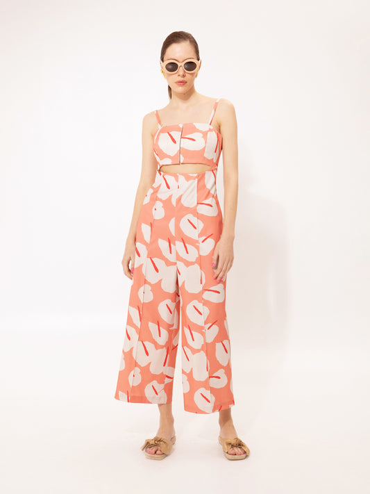 Draped Bust Maxi Dress Anthurium Green