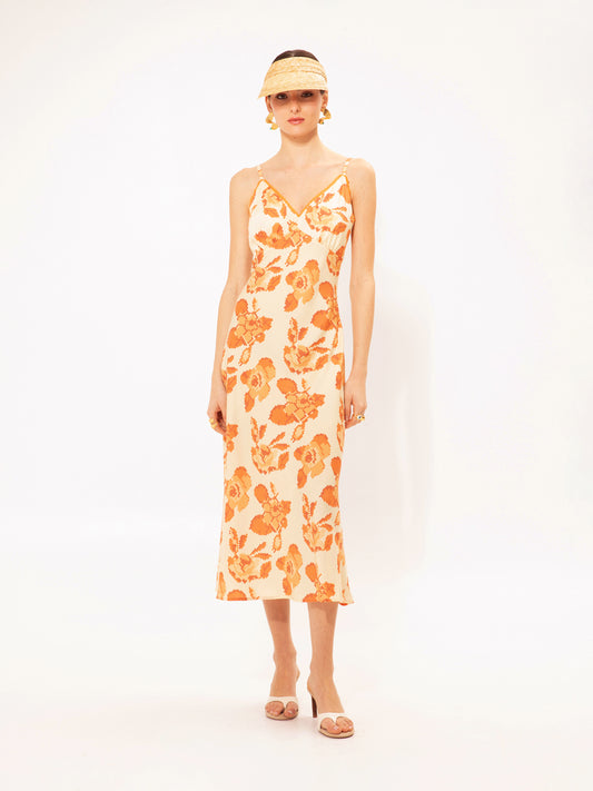 LINGERIE DRESS KENTIMA ORANGE