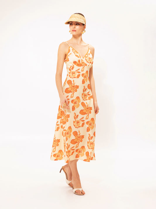 LINGERIE DRESS KENTIMA ORANGE
