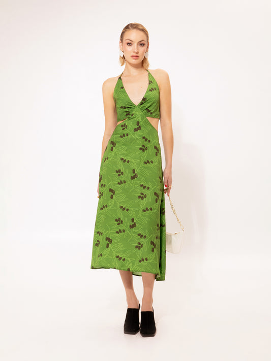 CUT-OUT MIDI DRESS ELIA