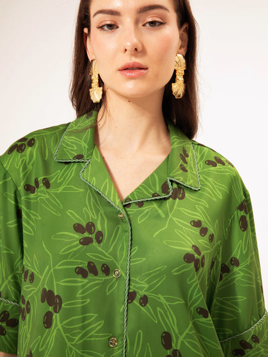 PAJAMA SATIN SHIRT ELIA