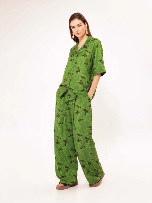 PAJAMA SATIN PANTS ELIA