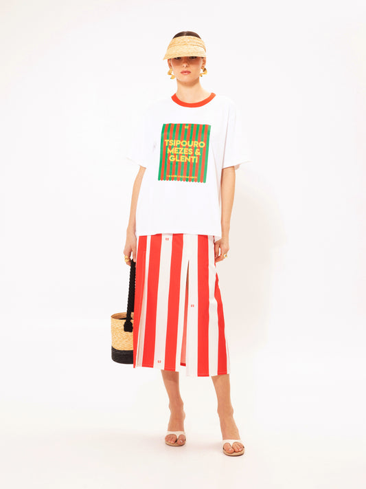 OVERSIZED T-SHIRT TSIPOURO RED