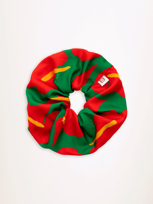 SCRUNCHIE ANTHURIUM GREEN
