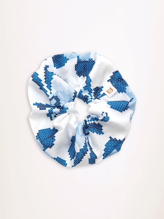 SCRUNCHIE KENTIMA BLUE