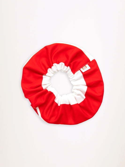 SCRUNCHIE STRIPES RED