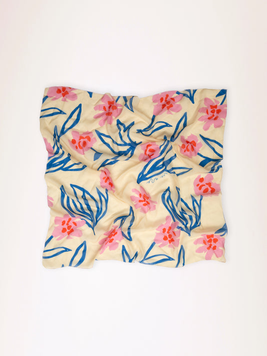 CHIFFON SCARF FLORAL
