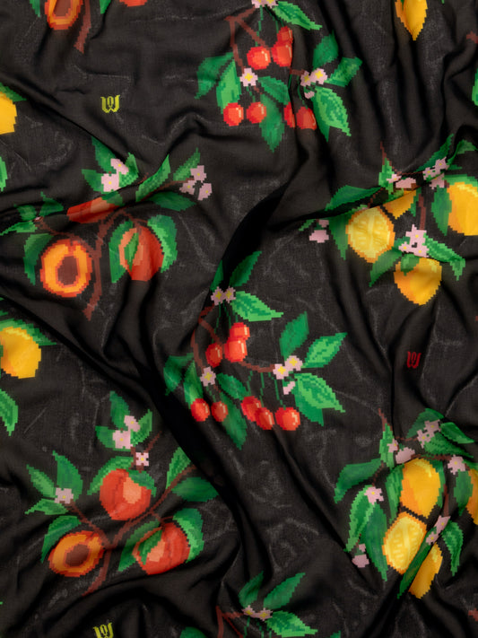 CHIFFON SCARF FRUITS