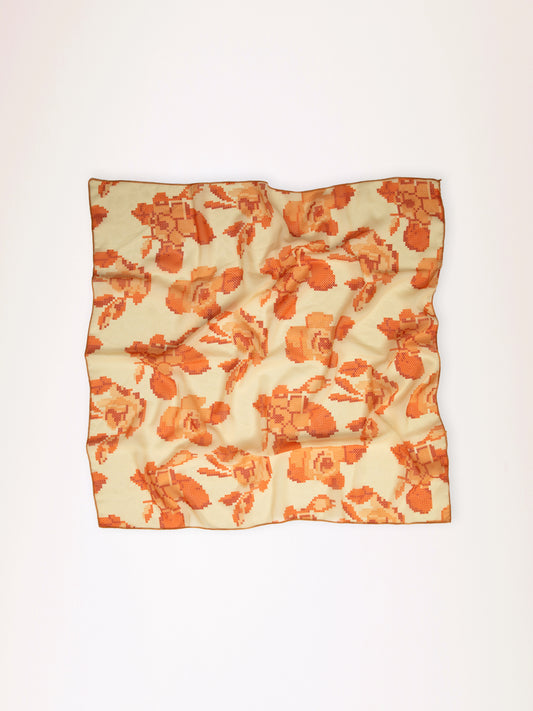 CHIFFON SCARF KENTIMA ORANGE